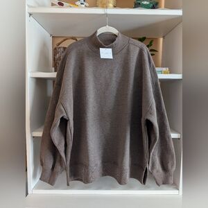 American Eagle AE Everyday Luxe Mock Neck Sweatshirt